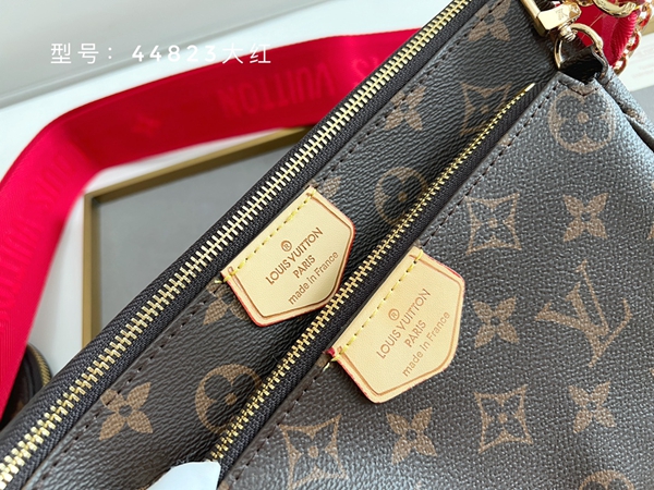 ルイヴィトンバッグ角部分ディテール